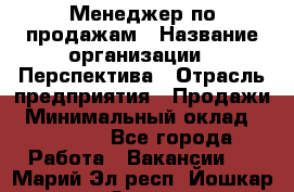 Менеджер по продажам › Название организации ­ Перспектива › Отрасль предприятия ­ Продажи › Минимальный оклад ­ 30 000 - Все города Работа » Вакансии   . Марий Эл респ.,Йошкар-Ола г.